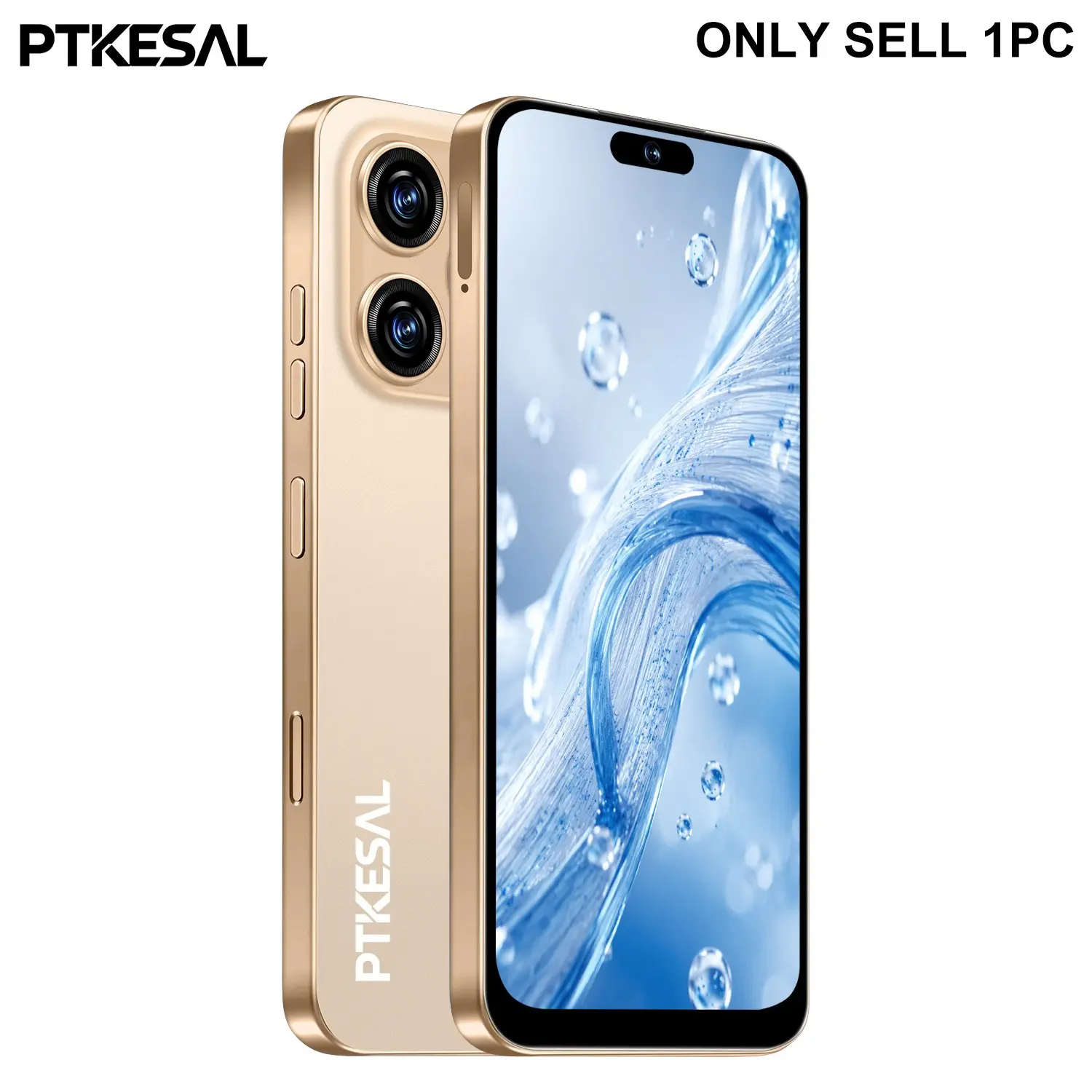 Ptkesal 16 Pro Max Smartphone, 4950mah Battery, 6gb+64GB Storage, 6.93-Inch Display, Dual Sim, Face ID, GPS, OTG, Octa-Core Cpu, Android Os