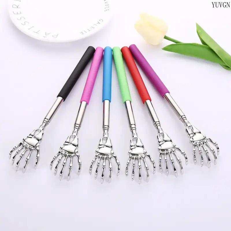 Retractable Ghost Hand Back Scratcher - Single Unit Body Care Hand Tool, Portable Self-Soothing Massage Accessory for Home Daily Itch Relief & Relaxation, Compact