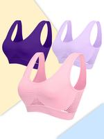 dark purple + light purple + pink.