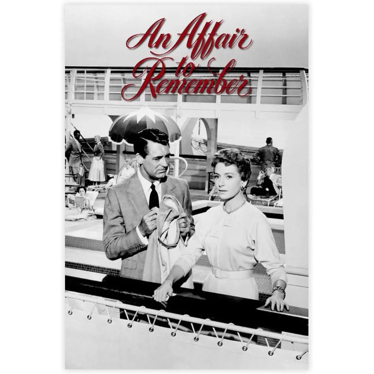 An Affair to Remember Movie Cover Classic Art Poster, 3-Panel Canvas Artwork, Wall Decor Print for Living Room, Bedroom Home Decoration