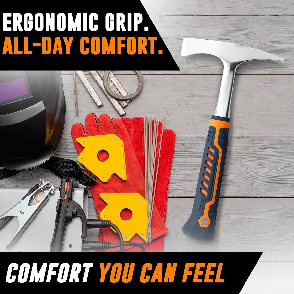 Welding Chipping Hammer – 14 oz Welding Hammer for Chipping Slag