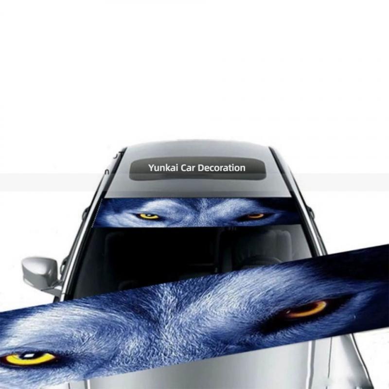 [Hot Item] Car Front Windshield Sticker| Personalized Decorative Stickers| Waterproof and Sunscreen| Easily Apply and Remove