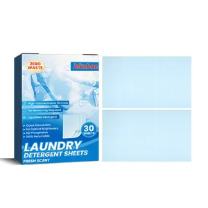 Laundry Sheets: Gentle cleaning of clothing oil stains, softening, color protection, long-lasting fragrance