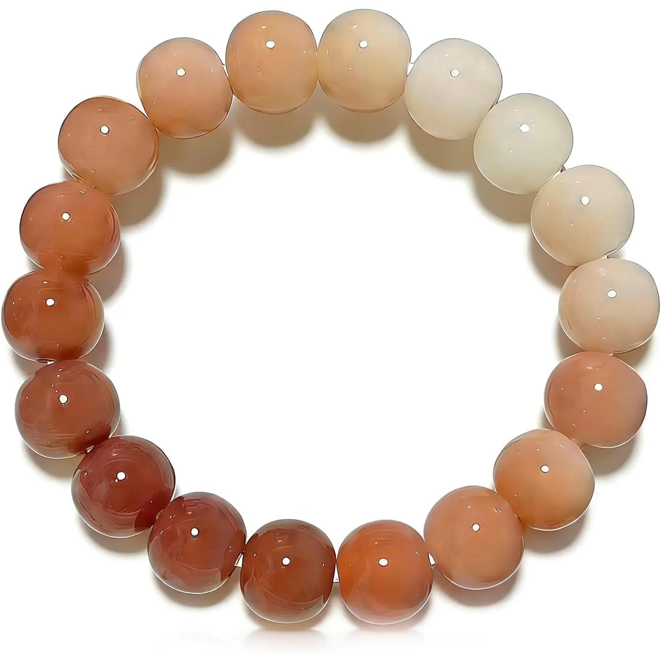 Fidget Beaded Bracelet for Women Men Mudi Spinner Beads Rotation Bracelet Fingertip Play Stretchy Wrist  Smooth Bodhi Style