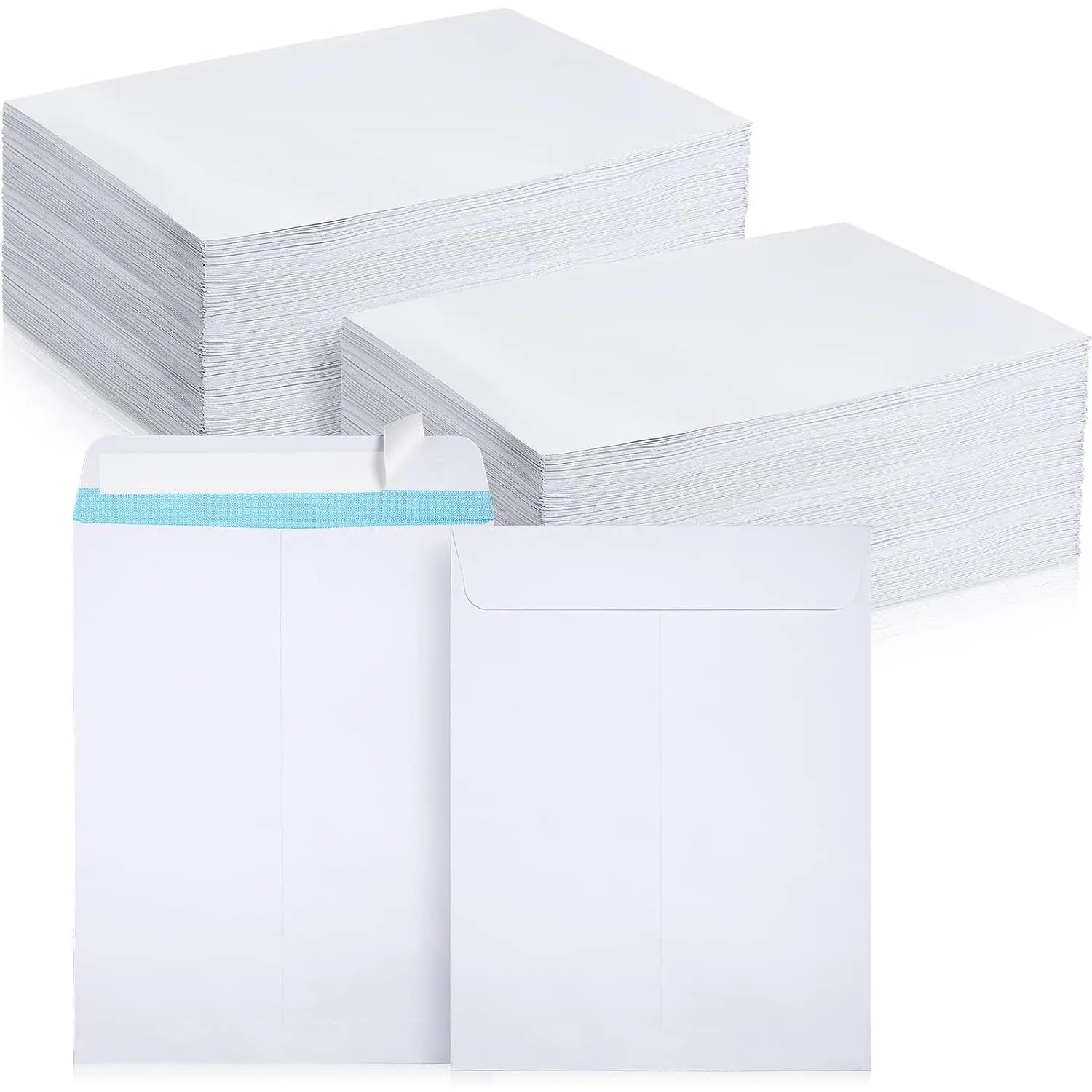 200 Pcs 10 x 13 Envelopes Self Stick Catalog Mailing Envelope Back to School White Security Catalog Large Envelopes for Secure Mailing Catalogs Report Brochures Invitation