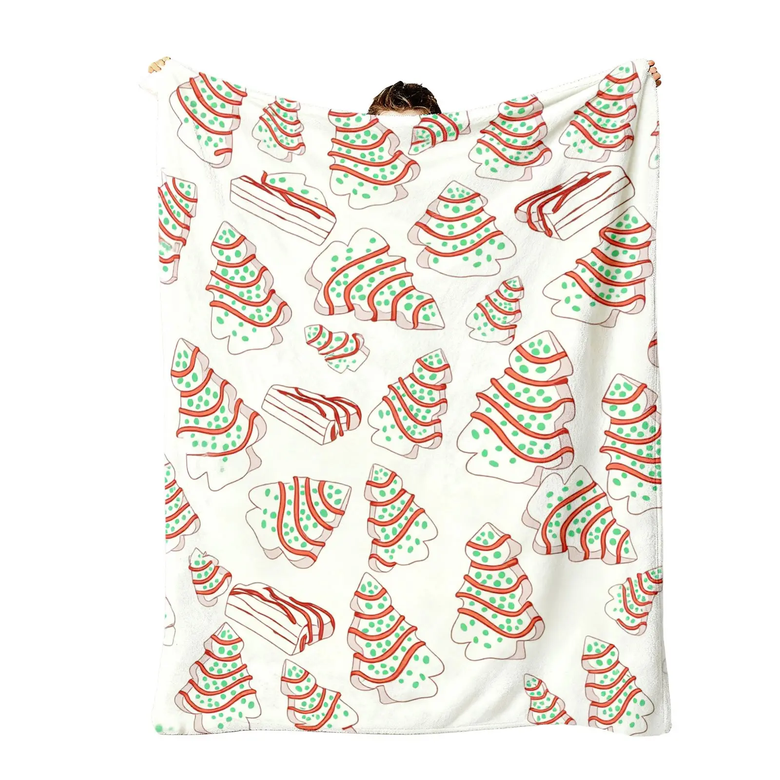 Breathable Flannel Fabric Blanket - Cozy 1-Piece Multi-Purpose Microfiber Throw for Sofa, Bed - Machine Washable Bedding for Home, Car, Office Use