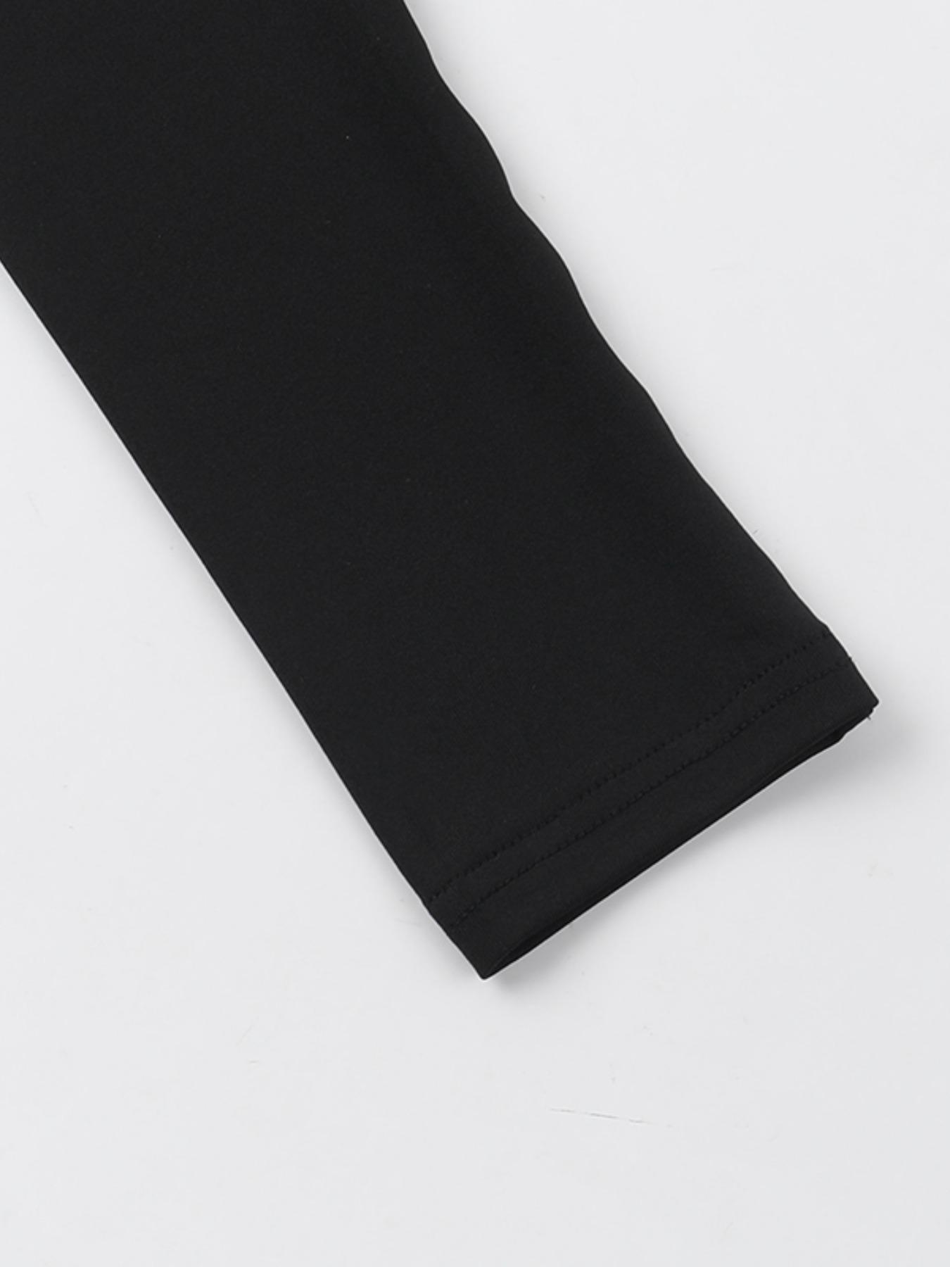 Women's Solid Long Sleeve Bodycon Slit Dress, Casual Fashion Mini Dress for Spring Daily Outdoor Wear, Ladies Clothes for All Seasons