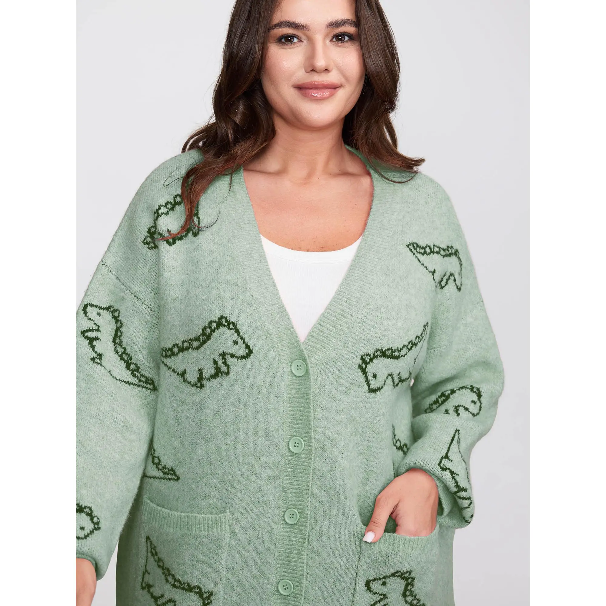 BloomChic Women's Inclusive Sizing Knit Cardigan [M-6X]