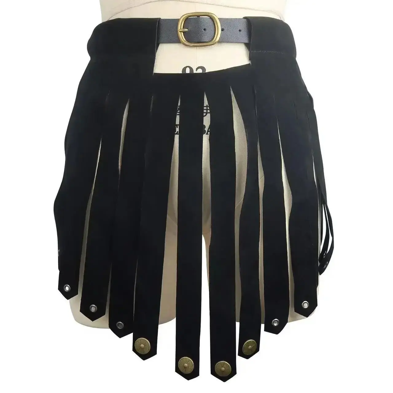 Roman Gladiator Costume Armor Medieval PU Leather Belt Skirt Halloween Cosplay Steampunk Warrior Battle Gothic LARP Accessory
