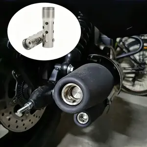 Motorcycle Exhaust Muffler Silencer Kit, New Noise Reduction Design, Compatible with Spring 250cl-C & 450clc, Motorcycle Modification Parts