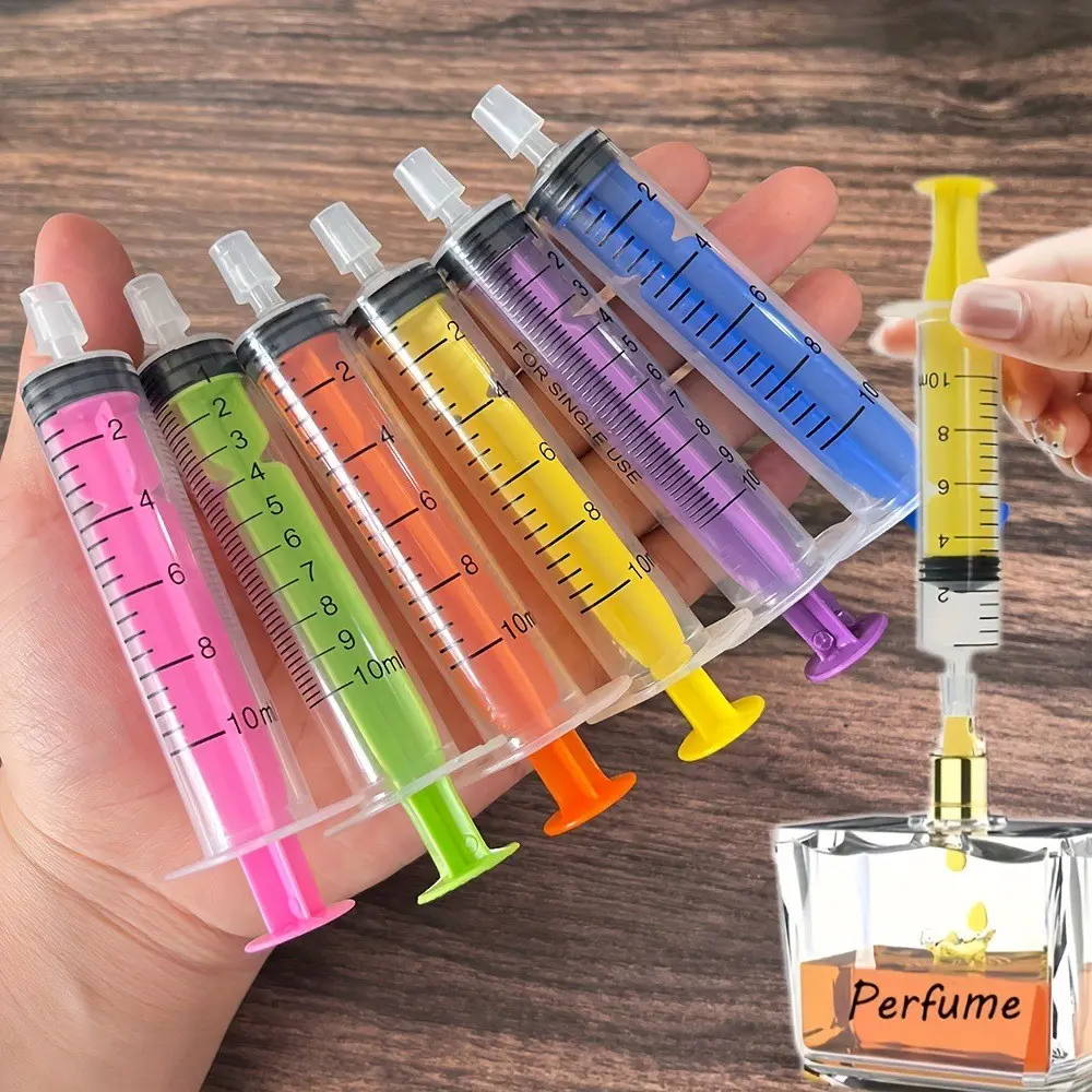 6-Pack 10ML/0.34oz Liquid Transfer Bottles, Multifunctional for Glue, Plant Watering, Lab Use, Pet Feeding, Ink Refill, Random Colors