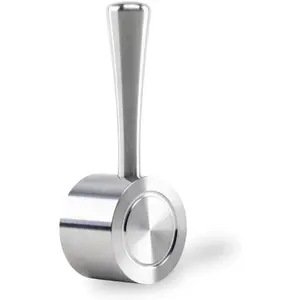 Replacement Steam Lever for Breville Espresso Machines | Ergonomic Stainless Steel Design | Compatible with Barista Express, Infuser, Barista Pro | Easy Grip | Silver Finish