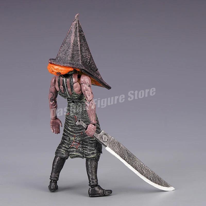 Figma Sp-055 Silent Hill Pyramid Head Action Figure 17cm Red Pyramid Thing Revelation 3D Figure PVC Bubble Head Nurse Model Toys