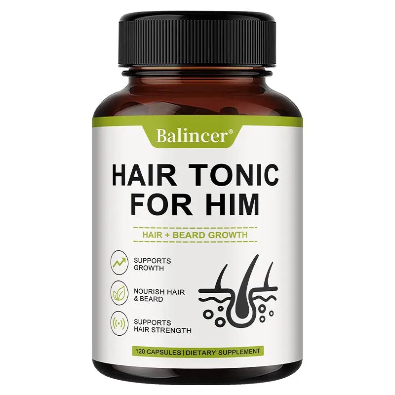Balincer Hair Health Supplement , ​​Supports Hair Health and Beard Health, 120 Capsules