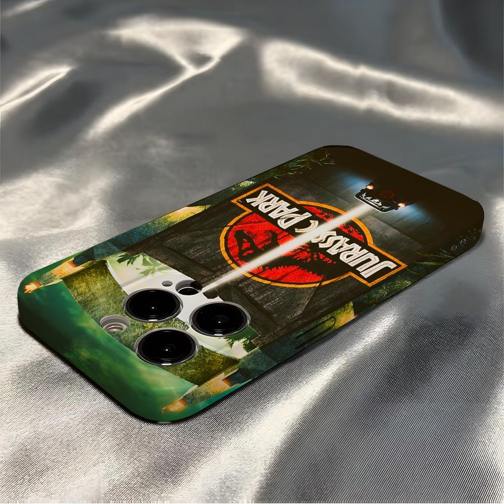 Jurassic Park Phone Case For IPhone 16 17 Pro Max 15 14 13 12 11 Pro11 Mini 2025 16 Glossy HD Film Cover
