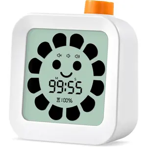 Visual Timer for Kids with ADHD & Autism,Digital Countdown Timer with Smiley Face-Style Visual Time Progress, Easy Time Management Tool for Kid Focus, Classroom Learning & Home Daily Routines time switch machine Non-slip Stainless Steel Chopping Board