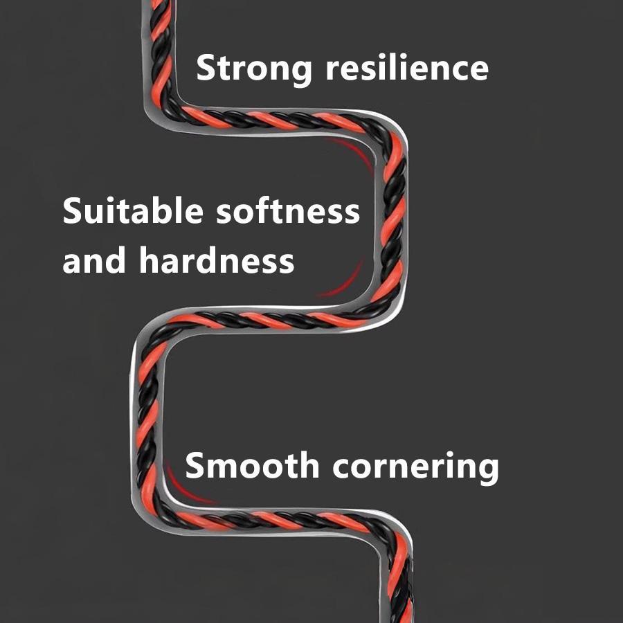 Flexible Long Durable Wire Cable Pulling Kit, 1 Set Electrician Wire Pulling Tool for Cable Installation, Smooth Bending for Various Pipe Types