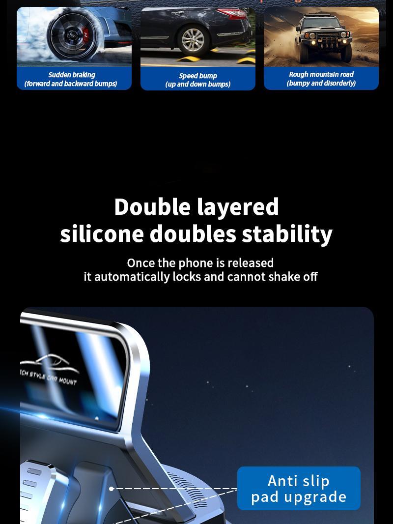 Car Phone Mount with Strong Suction Cup – 360 ° Rotation, Adjustable Viewing Angles, Anti-Slip Holder for All Phones. Car Phone Mount with Strong Suction Cup – 360 ° Rotation, Adjustable Viewing Angles, Anti-Slip Holder for All Phones.