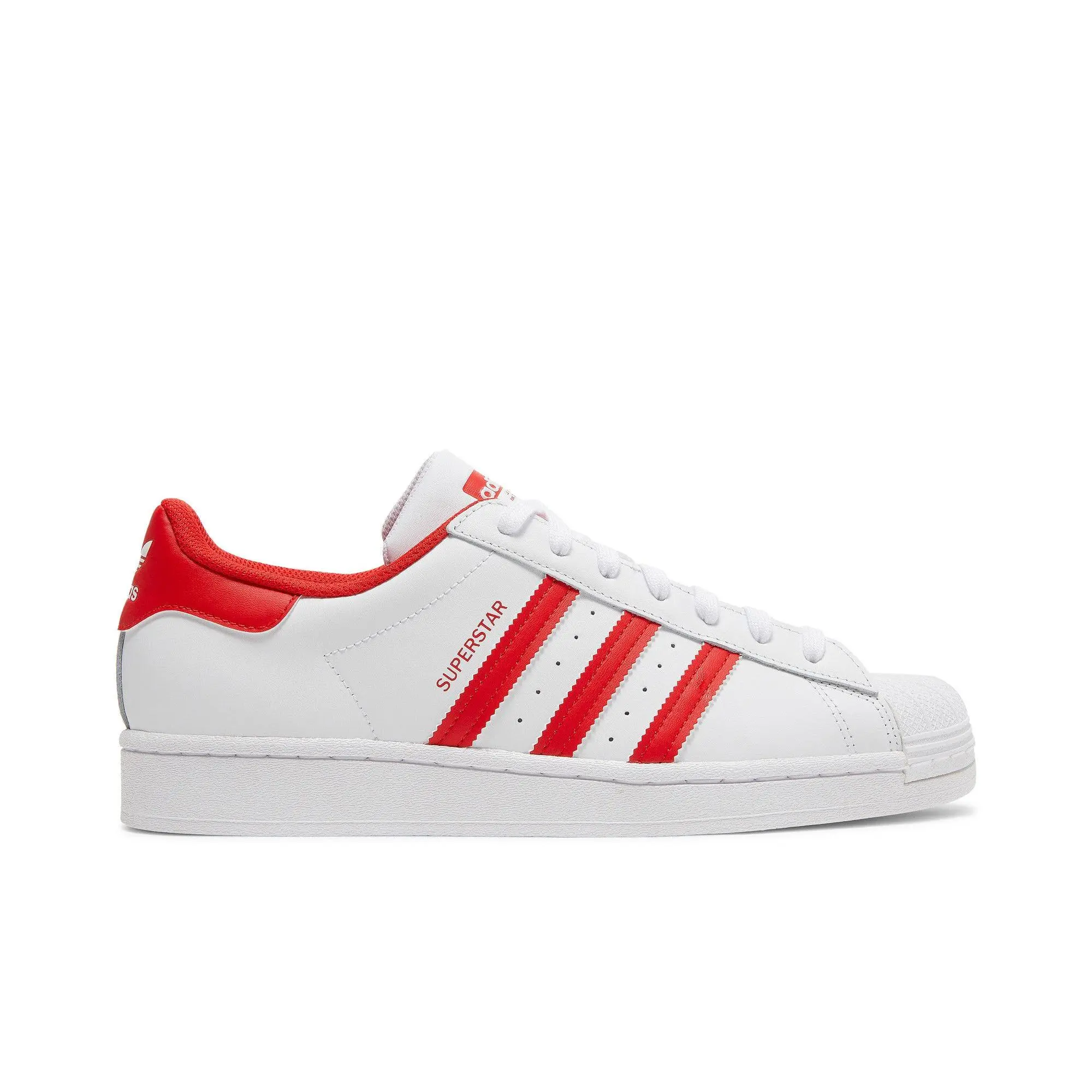 adidas Superstar 'White Vivid Red' (Unisex) Cloud White/Vivid Red/Cloud White sneakers GZ3741