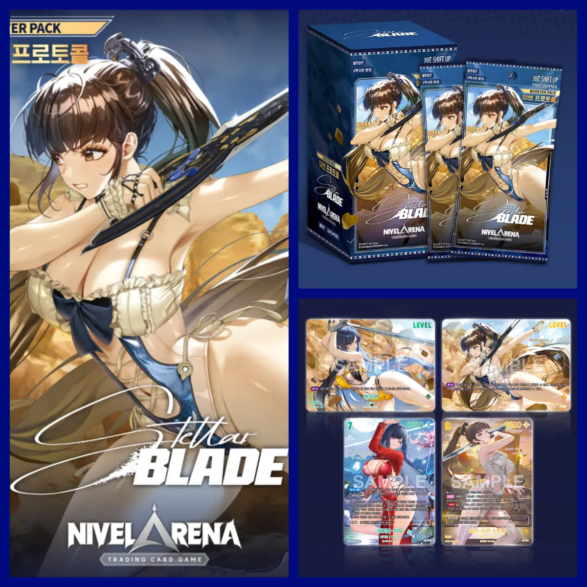 Korean Stellar Blade: EVE Protocol Booster Box Nikke Nivel Arena TCG BT07