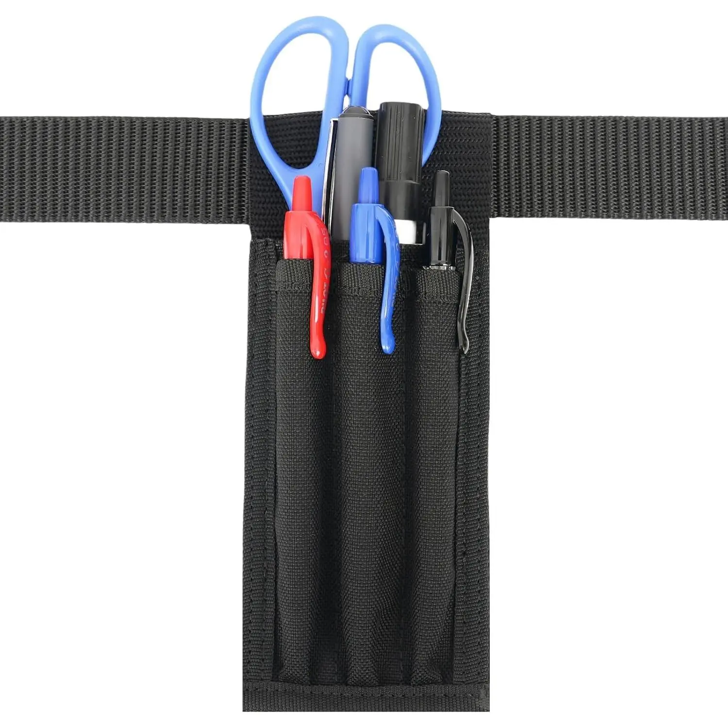 Duty Belt Pen Holder - Detachable MOLLE Pencil Pouch, Adjustable Small Pocket Organizer for Outdoor Work, Military Tactical Pen Case for PencilsGift