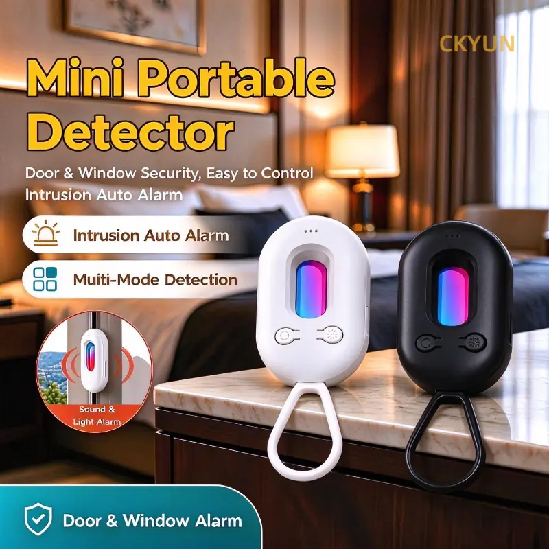 2026 Upgraded 2nd Gen Hidden Camera Detector–Infrared Lens Finder with 3D Spatial Detection Chip, Optical Filter & Infrared Spectrum Scanning, 3 Detection Modes, Sound & Vibration Alarm, LED Flashlight, Travel Privacy Security for Hotel Airbnb Home Office