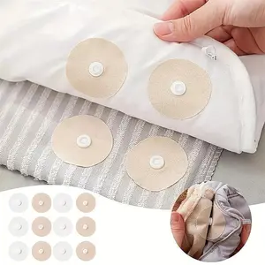 10/20 pairs of round non-ironing quilt snaps and pin clips to keep the quilt firmly positioned within the quilt cover.