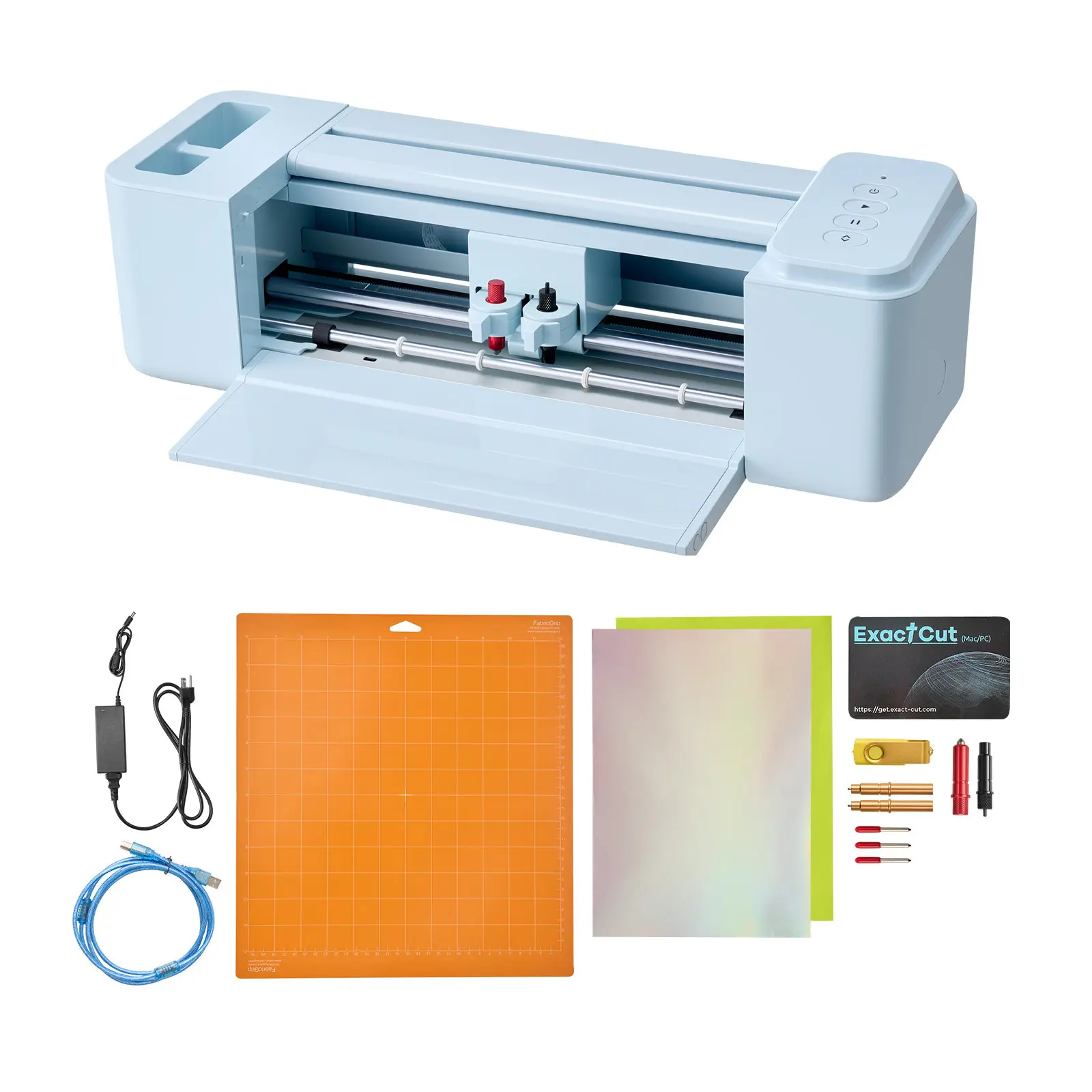 Vinyl Cutting Machine, Button Controlled Vinyl Cutter, DC24V Device Rated Voltage, 48W Power, 20000+ Built-in Design Resources, Create Without Software Costs