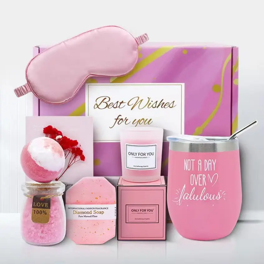 Christmas Gifts for Women Care Package, Get Well Soon Gifts for Mom, Her, Girlfriend, Bestie, Sister, Wife - Birthday , Self Care Gift Basket