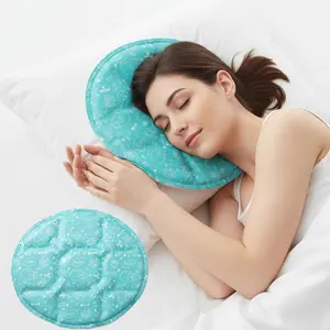 Large Full Body Polyethylene Ice Pack - Reusable Cooling Chillow Pillow, Flexible Cold Therapy Wrap for Muscle Soreness Recovery, Soothing Back/Hip/Leg Pain Relief (Blue-A)