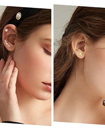 MILACOLATO 316L 2-6pcs Stainless Steel 16G 3mm CZ Inlaid Lip Rings Labret Monroe Nose Studs Helix Earring Piercing, 6mm 8mm 10mm Bar Length Available MILACOLATO 316L 2-6pcs Stainless Steel 16G 3mm CZ Inlaid Lip Rings Labret Monroe Nose Studs Helix Earring Piercing, 6mm 8mm 10mm Bar Length Available