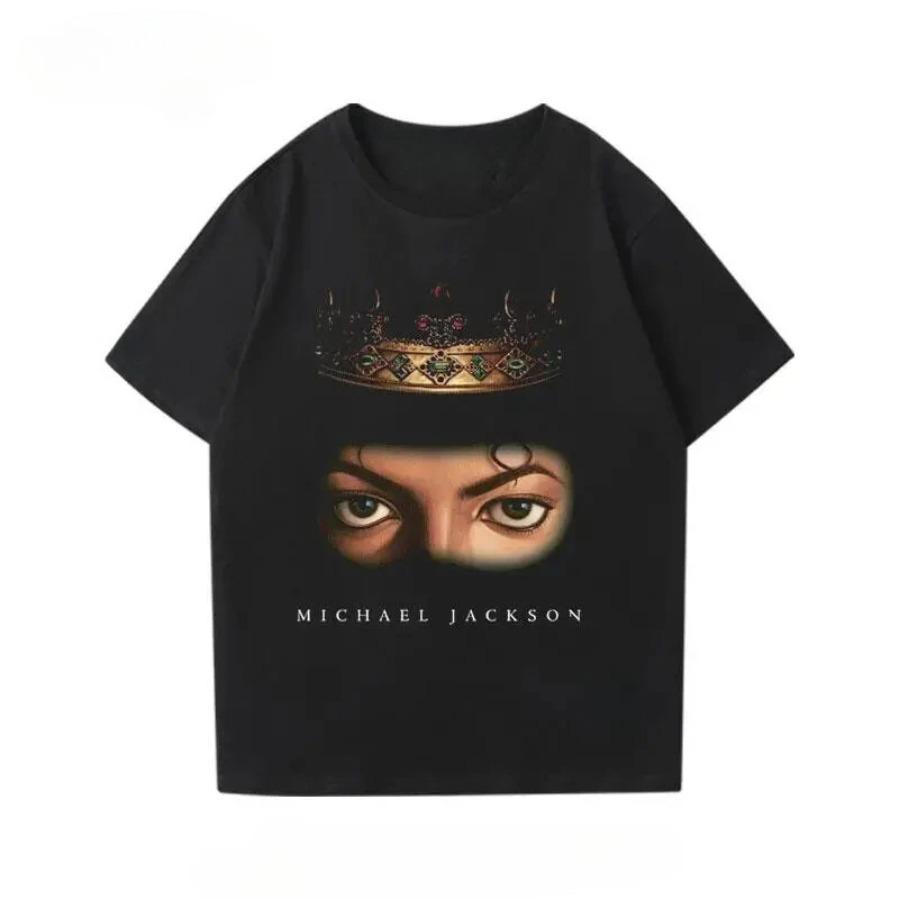 Michael Jackson MJ King of Pop Music New Mens T Shirt Unisex O Neck 100 Percent Cotton Short Sleeve Oversized Y2k Fashion Popular Tee Womens Graphic Top Michael Jackson MJ King of Pop Music New Mens T Shirt Unisex O Neck 100 Percent Cotton Short Sleeve Oversized Y2k Fashion Popular Tee Womens Graphic Top