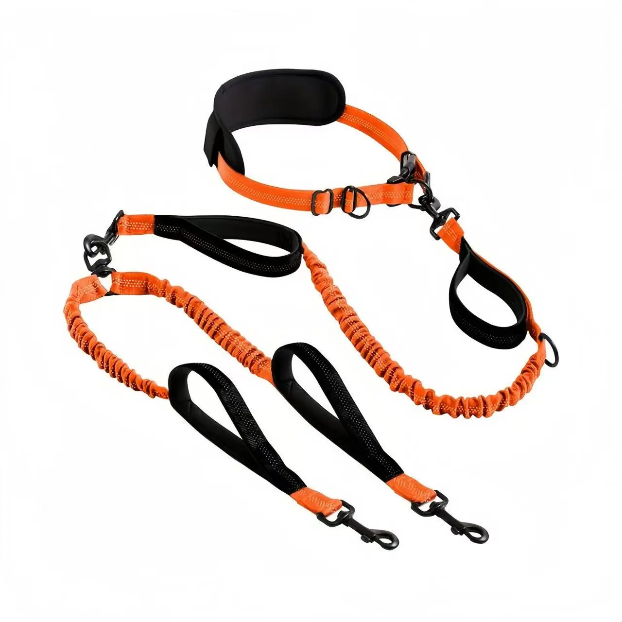 Adjustable Dog Running Leash, Durable Elastic Rope, Soft Handle Design, Ideal for Large Dogs, Perfect for Walking & Training
