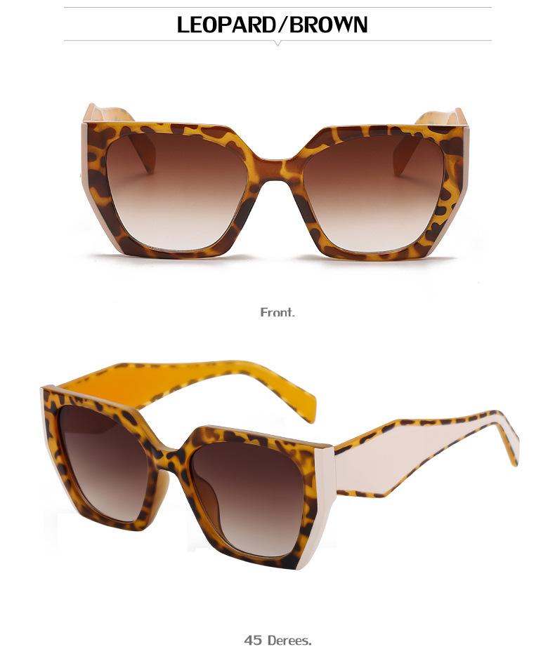 New Fashion Cat Eye Wide Arm Sunglasses for Women High-end Ins Style Wholesale Full Frame UV Protection Sunglasses