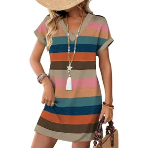 Dresses for Women Casual Midi Dresses Fashion Beach Vacation Clothes
