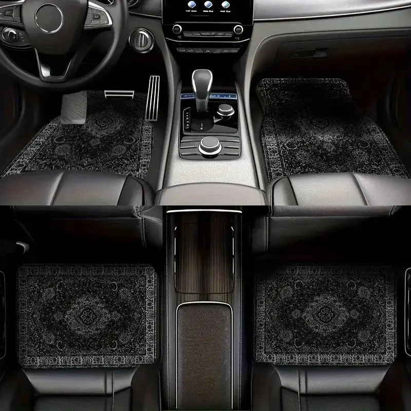 Car Floor Mats Rectangular Bandana Print Design for Rug Carpet Tapis Shawl Towel Carpet Floor Mats for Cars, Auto Interior Decor