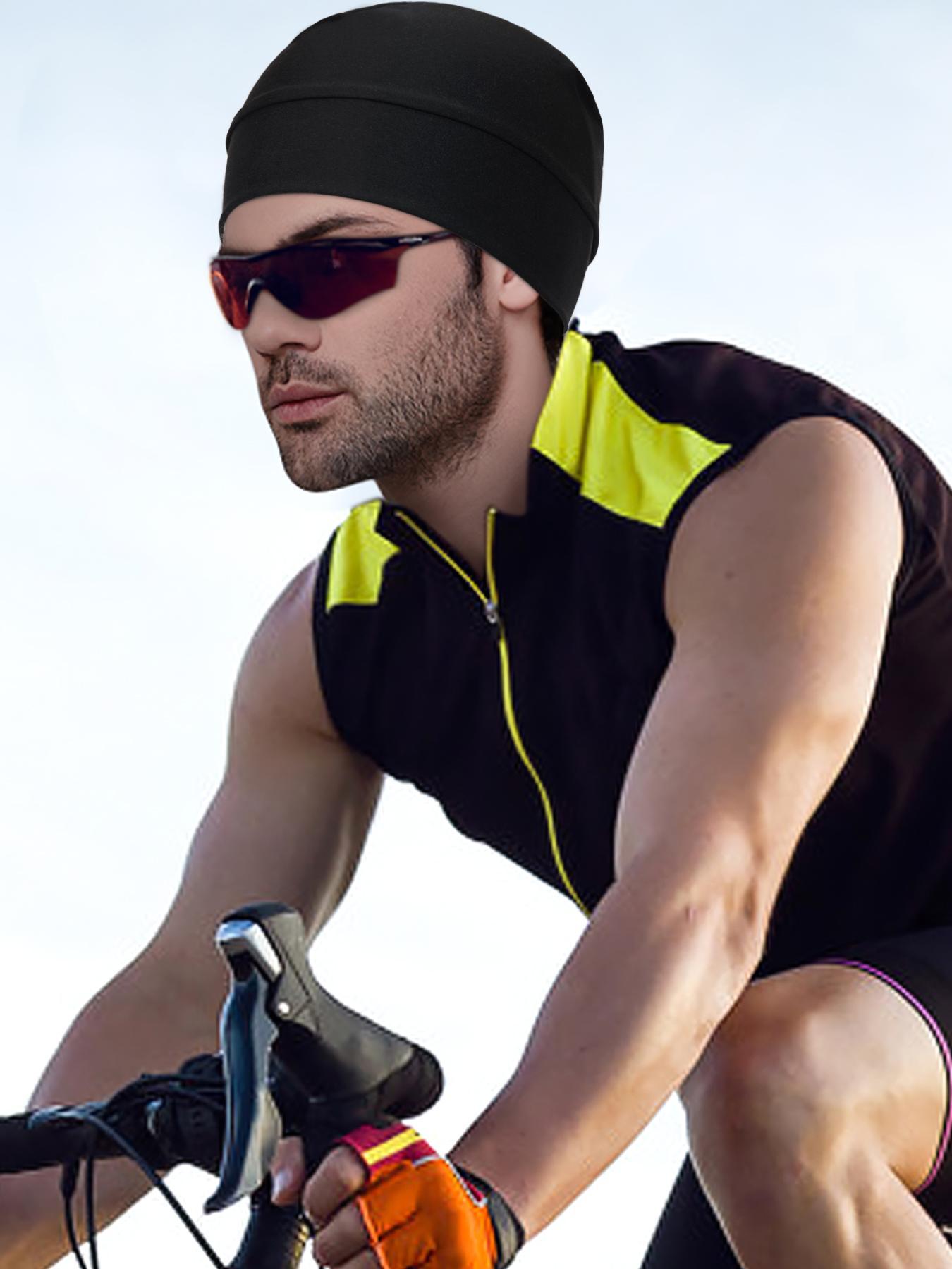 Simple Style Plain Color Skull Beanie for Men & Women, Casual Sportive Breathable Beanie Hat for Outdoor Sports for Men & Women, Fitted Hats, Head Cover Simple Style Plain Color Skull Beanie for Men & Women, Casual Sportive Breathable Beanie Hat for Outdoor Sports for Men & Women, Fitted Hats, Head Cover