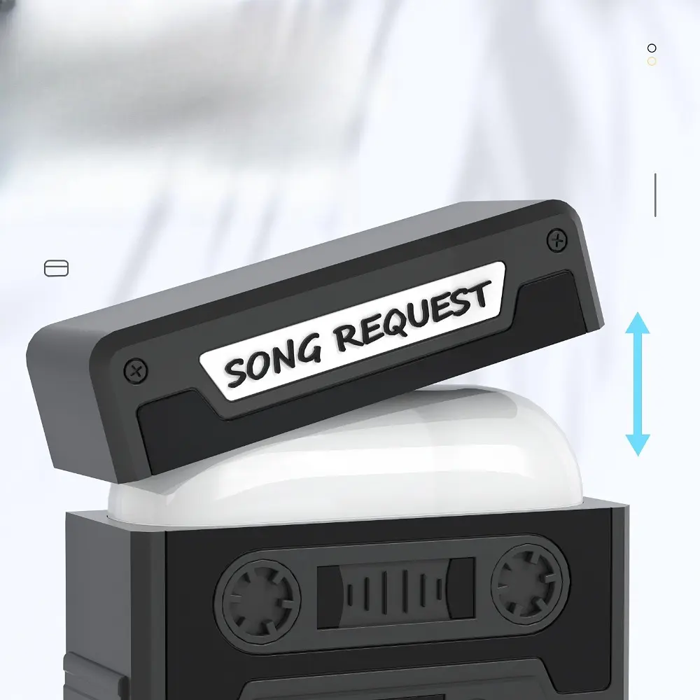 Retro Cassette Look Soft Protective Case for AirPods 4 - Pro 2 - Pro 3 Bluetooth Earbuds