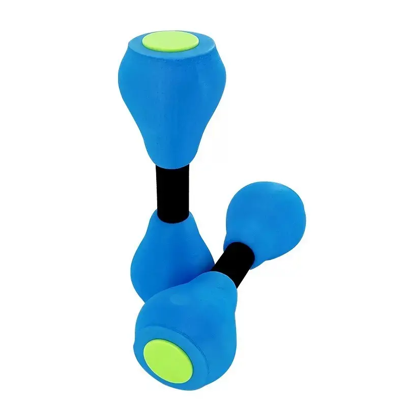 2 Pcs Water Aerobics Foam Dumbbells, Floating EVA Pool Exercise Weights, Aquatic Resistance Training Equipment For Swimming Fitness