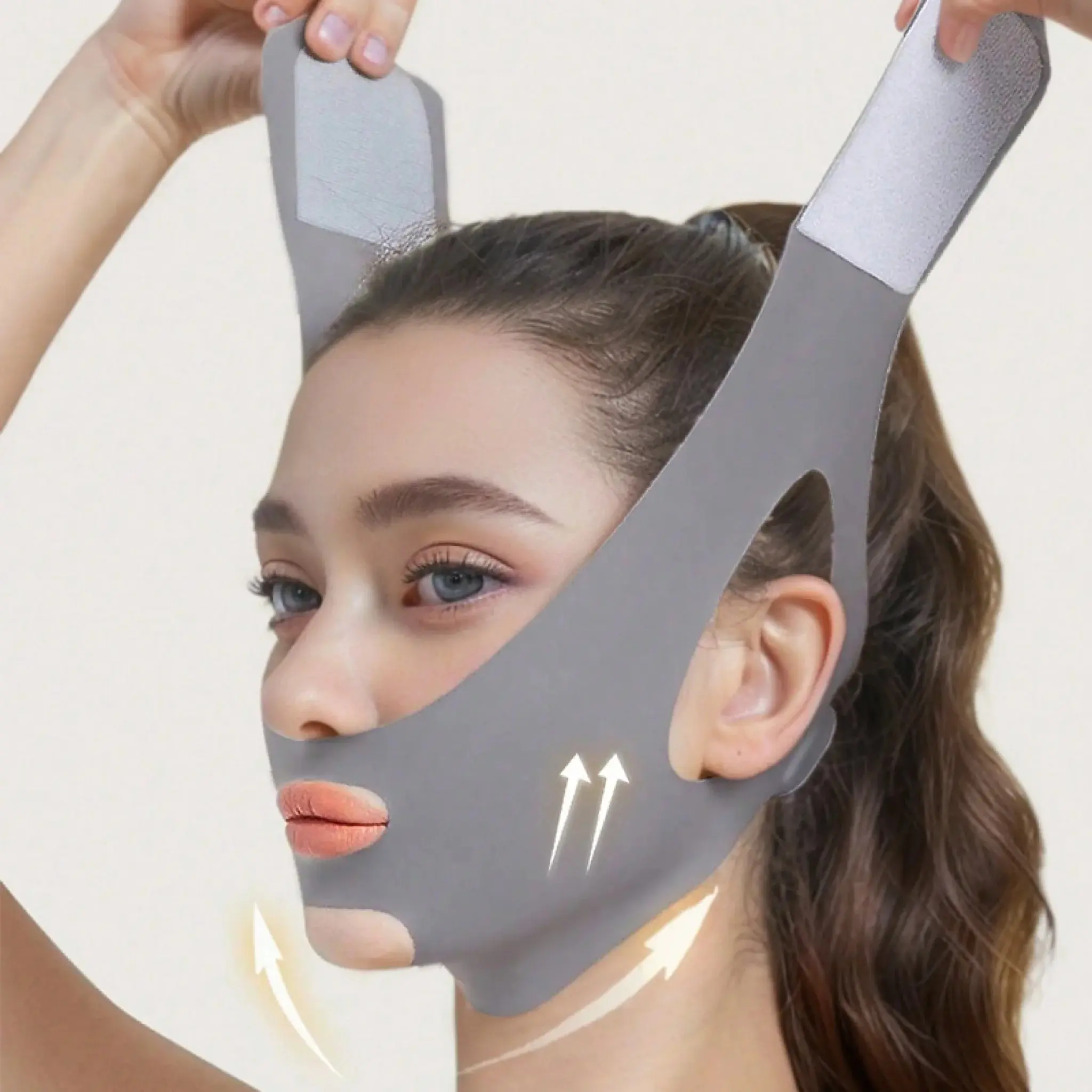 1Pc Women's Night Bandage Facial Mask for Everyday Wear,V-Shaped Sleep Mask Is Perfect for Use Both While Sleeping and Relaxing At Home
