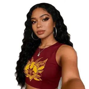 Afro Micro Small Curl Long Curly Wig Euro American Women 26in