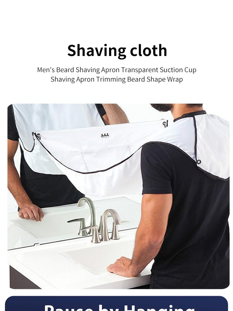 Male Shaving Apron Beard Catcher Cape Care Bib Face Shaved Hair Adult Bibs Shaver Cleaning Hairdresser for Man Clean Apron Gift Male Shaving Apron Beard Catcher Cape Care Bib Face Shaved Hair Adult Bibs Shaver Cleaning Hairdresser for Man Clean Apron Gift