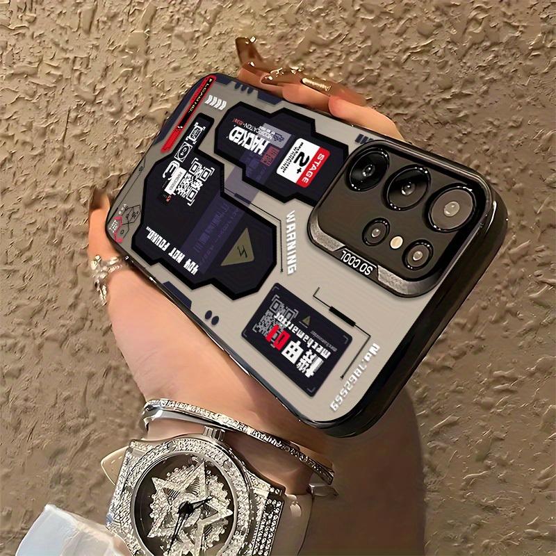 Hacker Creative Mecha Case for Samsung Galaxy S26 S25 S24 S23 S22 S21 Ultra Plus FE Iphone 17 16 15 14 13 12 11 17Air Plus Pro Promax Matte Cover