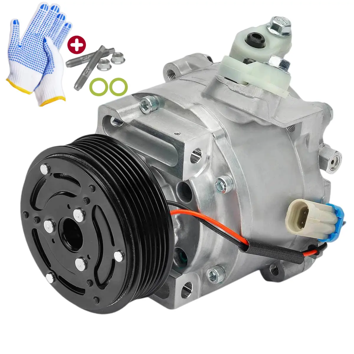 AC Compressor Unit with Clutch - Auto Cooling System Replacement Part for Chevrolet Sonic 2013-2018, L4 1.6L/1.8L (CO29167C)