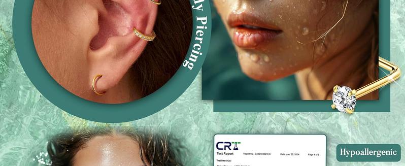 YADOCA Nose Rings for Women - 14K Gold Filled Hypoallergenic Surgical Steel Nose Ring Hoops 18G/20G/22G Small Cute CZ Screw L Shaped Nose Studs Piercings Jewelry for Women Men 12Pcs