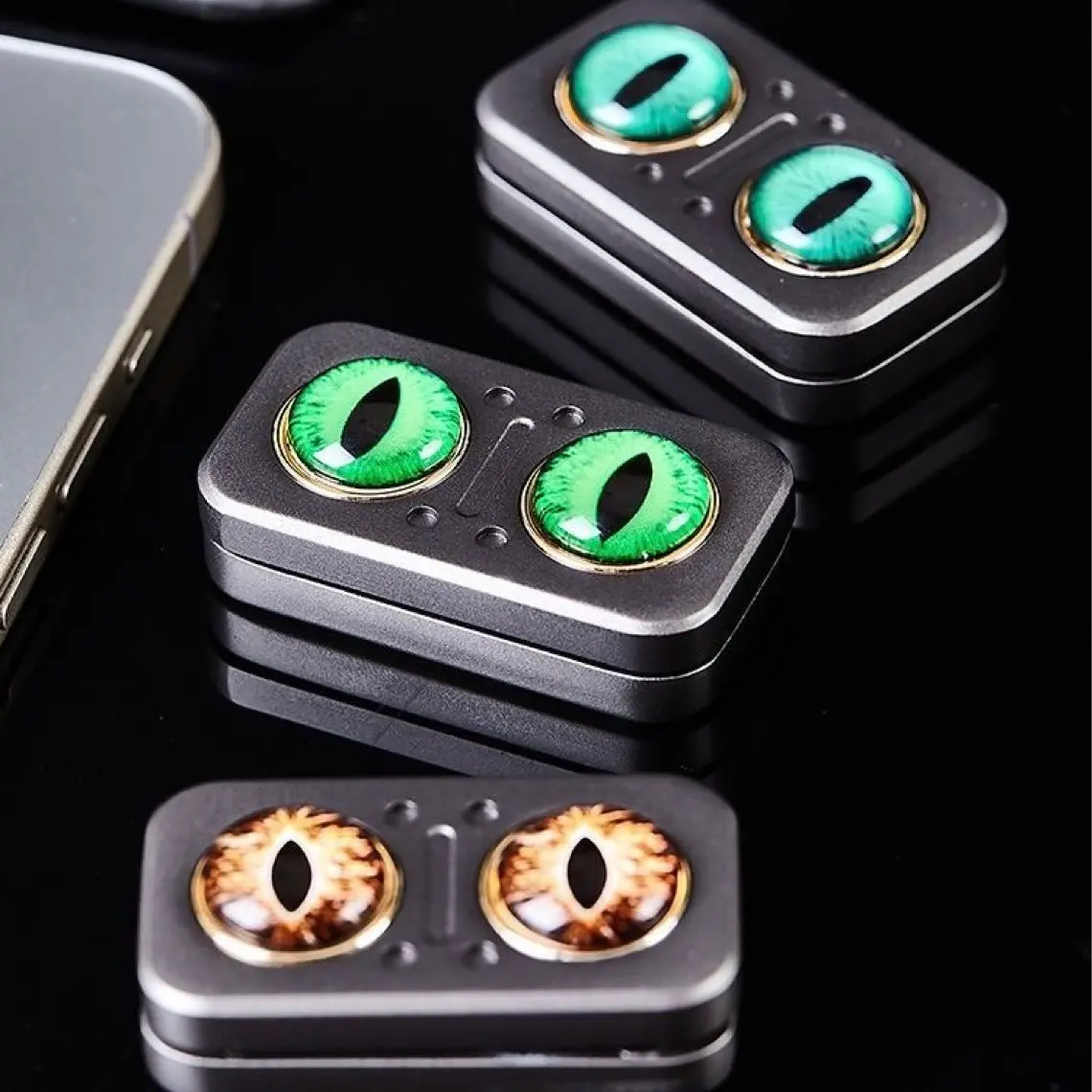 Owl Eyes Magnetic Doll Sliding Fidget Toy for Adults, Stress Relief Toy, Office Gift and Party Decoration