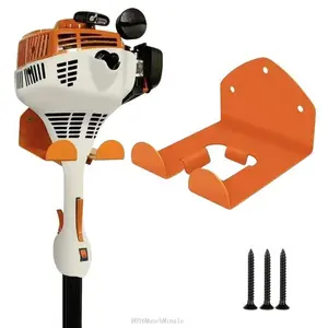 Garden Electric Tool Weed Trimmer Wall Mounted Lawn Mower Bracket, 1 Count Garage Storage Metal Storage Rack, Home Heavy Duty Organizer for Outdoor Garden Workshop Parts, Home Decor, Tool Kit, Yard Tool Rack, Cordless Tool OrganizerDD16MunchMingle