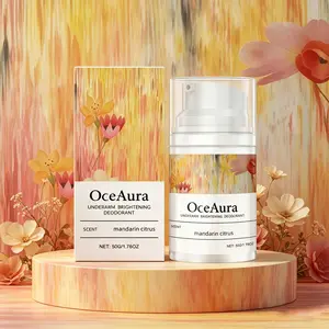 Oceaura Underarm Whitening Deodorant Cream, Long-Lasting Freshness, Gentle Odor Control, Improves Dark Spots, Portable, Unisex Use