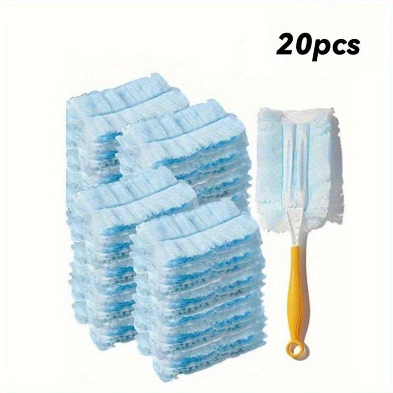 20pcs + 1 Handle High-Density Microfiber Replacement Pad Set, Electrostatic Dust-Absorbing Replacement Pads, Suitable for Lightning Dust Magnet, for Single and Repeated Use, Dust Cleaning Tool for Living Room, Bedroom, Kitchen, and Furniture