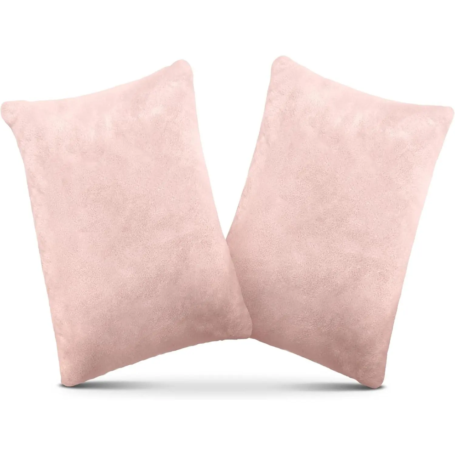 2 Pack Small Pillow, Mini Pillow 11 X 7 Inches for Travel, Sleeping, Nap and Neck, Knee, Lumbar, Tiny Cushion for Pet, Dogs (Light Pink)